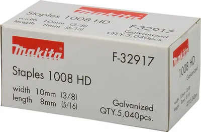 Obrázok produktu pre Makita sponky, 8 x 10 mm, 5 040 ks. prázdne - 8 x 10 mm - 5 040 ks.
