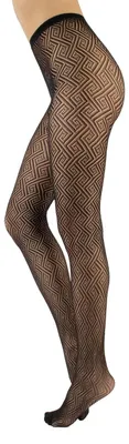 Produktbild von CALZITALY Netzstrumpfhose, Nahtlose Strumpfhose | Schwarz, Hautfarbe | S-M, L-XL