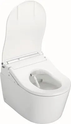 Produktbild von TOTO RW Washlet, multifunktionaler WC-Sitz, 391x579x108mm, CleanCase, Sitzring nahtlos, TCF801CG