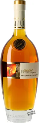 A bottle of Scheibel Magma Mandarine Brandy.