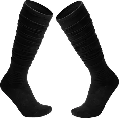 Zdjęcie produktu dla Skarpety piłkarskie Scrunch, ultradługie, bawełniane, do kolan, wyściełane, do rugby