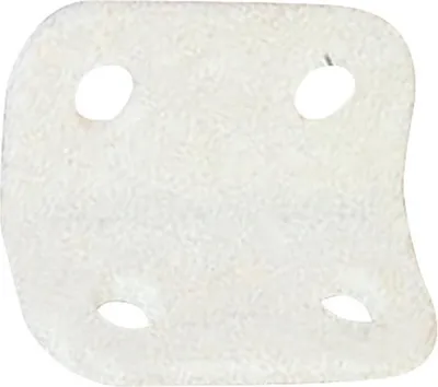 Produktbild von charnière plate nylon sans axe 40 x 40 mm blanche