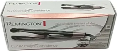 Produktbild von Remington Glätteisen und Lockenstab Stylinggeräte Curl Straight Confidence Multistyler grau 150 230 Grad