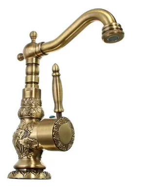 Immagine prodotto di Rubinetto per lavabo, stile retrò, OTTONE, TYCHE LAUFERI