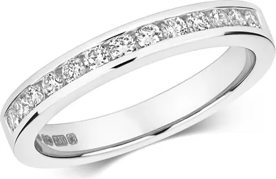 Produktbild von Funkelndes Feuer 18 Karat (750) Weißgold Diamant Damenring Brillant-Schliff 0.33 Karat GH - SI2, 51 (16.2); TRS3216718KWRSL