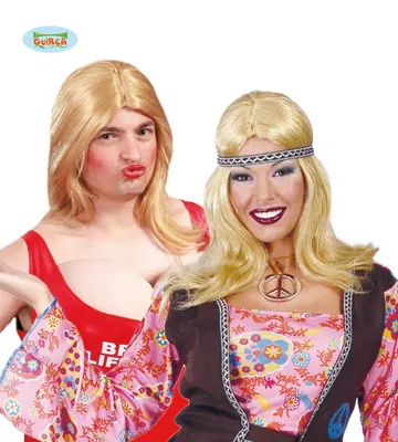Produktbild von blonde Langhaar Perücke für Damen