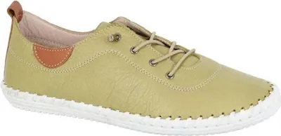 Image de Mod Comfys - Baskets pour femme, cuir DF4551 (36 EU) (vert pistache)
