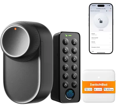 Immagine prodotto di SwitchBot Smart Lock Ultra Bundle bianco, colore: bianco