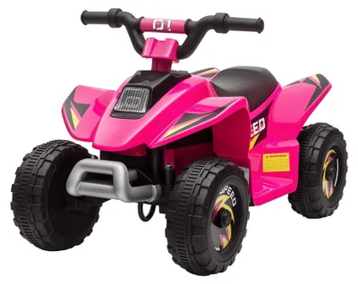 Productafbeelding van Elektrische quad voor kinderen 6V met vooruit- en achteruitfunctie voor kinderen van 1,5-3 jaar tot 20 kg, roze