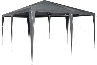 Immagine prodotto di Tenda da festa vidaXL, antracite, 400 x 400 x 266 cm, polietilene e acciaio