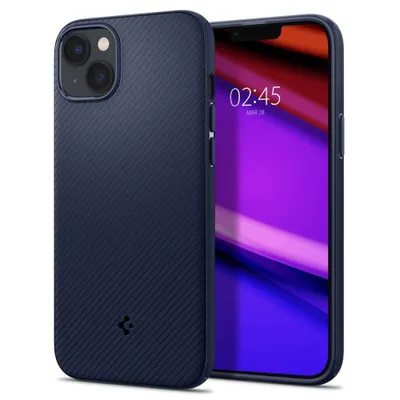 Produktbild von Spigen ACS04919, Cover, Apple, iPhone 14 Plus, 17 cm (6.7"), Blau