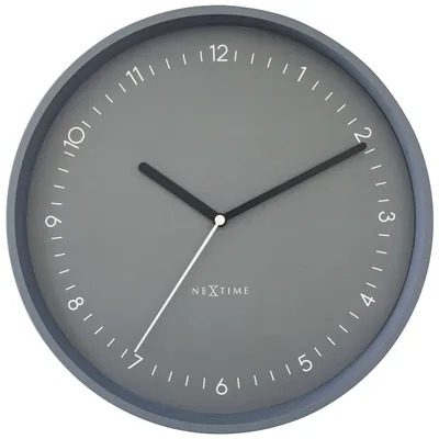 Obrázok produktu pre NeXtime - 3305GS - Nástenné hodiny - 30 cm - sivé - Berlín