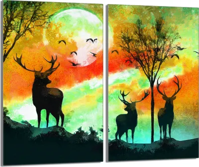 Produktbild von Glasschutzplatte für den Herd 2x30x52 Hirsch