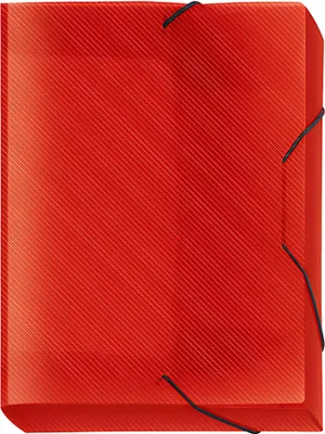 Produktbild von Veloflex Sammelbox Crystal, Rot, Polypropylen (PP), A4, 320 mm, 230 mm, 30 mm
