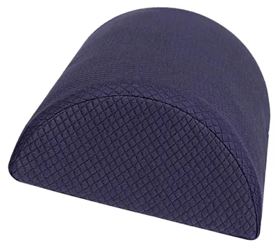 Produktbild von Ergonomisches Kniekissen aus Memory-Schaum Halbzylindrisch für Zuhause, Büro und Reisen mit Waschbarem Bezug