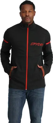 Produktbild von Spyder Speed Fleece Mit Durchgehendem Reißverschluss Schwarz S Mann Schwarz S