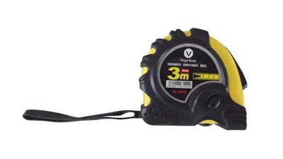 Produktbild von 1x Maßband Messband 3m Rollmaßband Bandmaß Rollband m. zwei Stopknöpfe