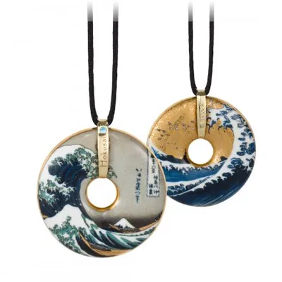 Produktbild von Goebel Katsushika Hokusai - Die Welle (Halskette, Fine...