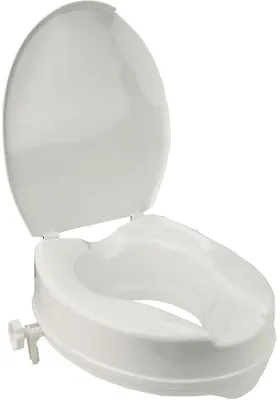 Zdjęcie produktu dla Podwyższenie sedesu 10 cm, białe, ekstra komfortowe