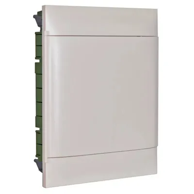 Produktbild von Legrand Praktibox S UP-Hohlwandverteiler, mit Kunstofftr, weiss, 2x 12 Module 135162