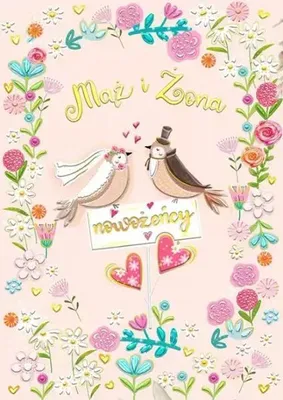 Produktbild von Einladungskarte A5 zur Hochzeit von Herrn und Frau Słowikowa – Henry
