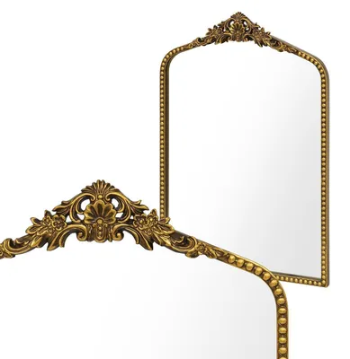 Produktbild von Barock Spiegel Antik-Vintage mit Goldrand & Bögen 48 x 71.5 cm Gold