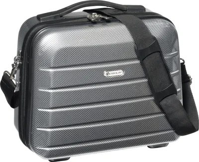 Produktbild von Schminkkoffer Box Kosmetikkoffer Beautycase Koffer 12 LI Silber Bowatex
