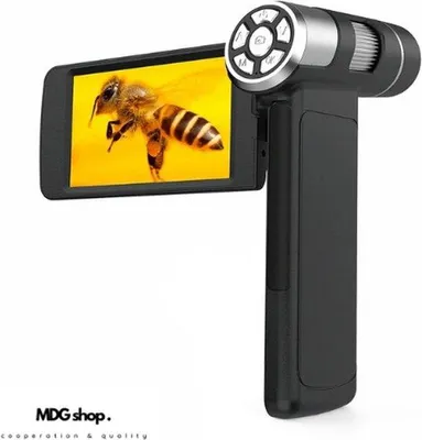 Productafbeelding van Microscoop - Microscoop junior - Kindermicroscoop - Draagbare Microscoop Voor Kinderen En Volwassenen - Vergroot x1000