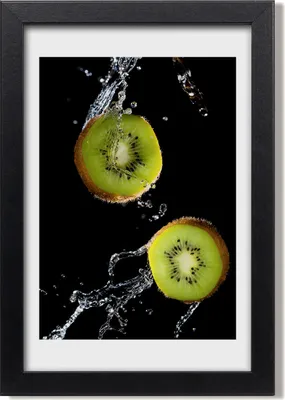 Produktbild von Bild 20x30 MDF-Rahmen, Wandkunst Kiwi