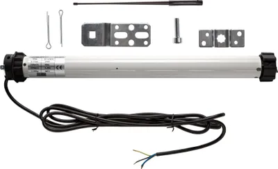 Produktbild von Rollladenmotor SL, SL45 50/12 (50 Nm / SW60) leiser Rohrmotor mit Planetengetriebe, 230V, inkl. Wellenadapter & Lager, wartungsfrei, langlebig Jarolift