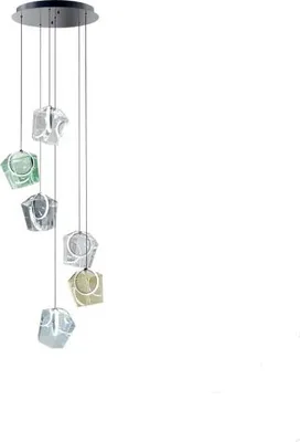 Immagine prodotto di Lampada a sospensione LED 6x6W COLORE MD3350A-6BL/MIX Linea Zuma