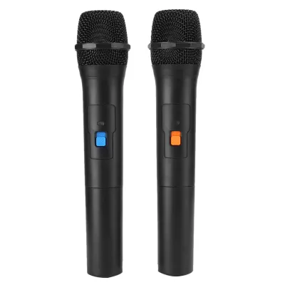 Zdjęcie produktu dla V16U Uniwersalny mikrofon bezprzewodowy 2 w 1 VHF Uniwersalny mikrofon ręczny USB Czarny
