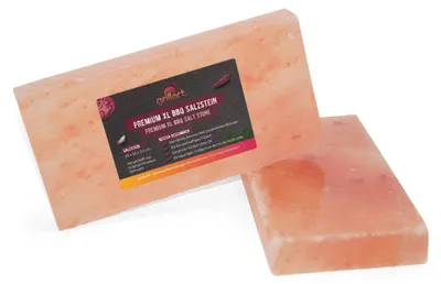 Produktbild von Premium Salzstein zum Grillen, Set von 2 Stück
