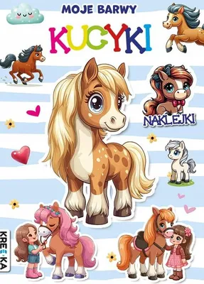 Produktbild von MY COLORS PONIES Malbuch mit Aufklebern