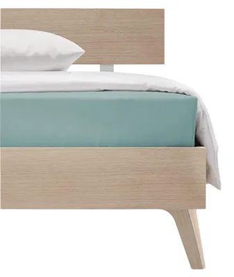 Produktbild von fleuresse Colours L offene Mako Satin Laken Steingrau 160 x 260 cm