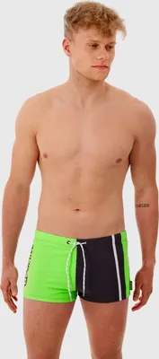 Produktbild von BECO the world of aquasports Badeshorts BEaktive in zweifarbigem Design mit elastischem Bund schwarz-grün 6