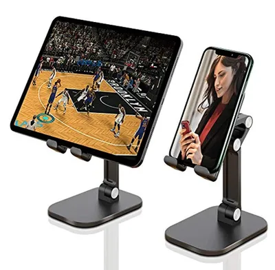 Image de Support réglable en hauteur pour tablette - Noir