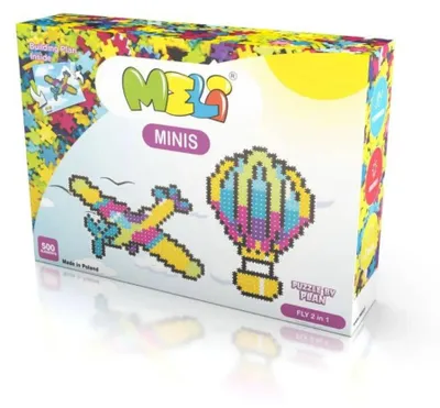 Zdjęcie produktu dla Meli Minis Zestaw klocków-puzzli 2w1 - Fly