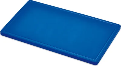 Produktbild von Giesser Messer Kunststoff Schneidebrett Küchenbrett Brett mit Rille Farbe Blau,, 53 cm