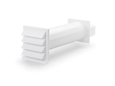 Produktbild von Naber K-Klima-R flow 125 Mauerkasten, weiß  - Lüftungstechnik
