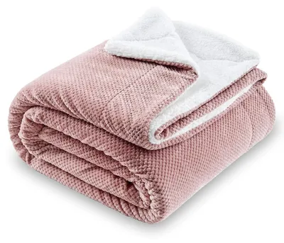 Immagine prodotto di Coperta in pile Sherpa, ideale per letto e divano