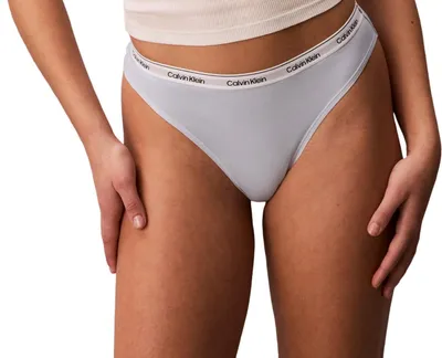 Obrázok produktu pre Calvin Klein dámske tangá brazílskeho strihu s logom, modrá (Breezy Blue), veľkosť L