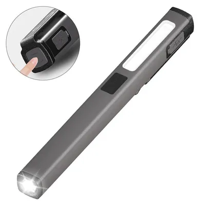 Produktbild von Magnetische Taschenlampe für Camping Reparatur & Auto, Wiederaufladbare COB Stiftleuchte mit USB-C