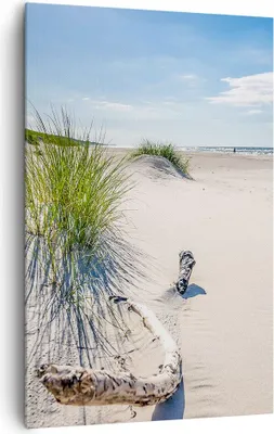 Produktbild von Bild auf Leinwand - Leinwandbild - Einteilig - Mrzezyno Strand Meer - 80x120cm - Wand Bild - Wanddeko - Wandbilder - Leinwanddruck - Wanddekoration - Leinwand bilder - Wandbild - PA80x120-4281