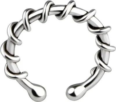 Produktbild von Ohrklemme Silber 925: Ear Cuff Ohrring gedreht