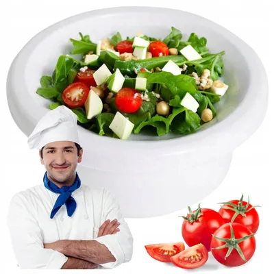 Produktbild von Dihome DI9157 Runde Universalschüssel 4L Weiß 26cm
