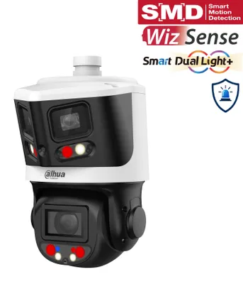 Produktbild von Dahua SDT3E410-8P-MB-A-PV1 IP PTZ Panorama Überwachungskamera 8MP 4MP WizSense Starlight SMD 4.0