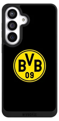 Produktbild von NIVOCASE Handyhülle für Samsung Galaxy S26+  Hülle NIVOpure Case Schwarz BVB Borussia Dortmund Logo
