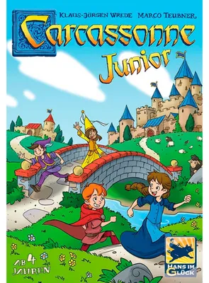 Produktbild von Asmodee Carcassonne Junior, Brettspiel, Familie, 4 Jahr(e), Familienspiel