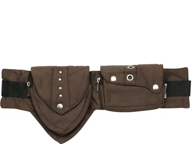 Produktbild von Gürteltasche - Modell Jerry - braun - Bauchtasche - Hüfttasche mit mehreren Fächern